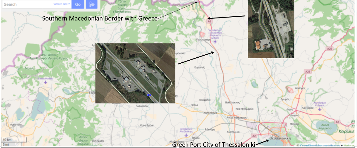 The Gas Stations in Which Refugees Were Readily Observed