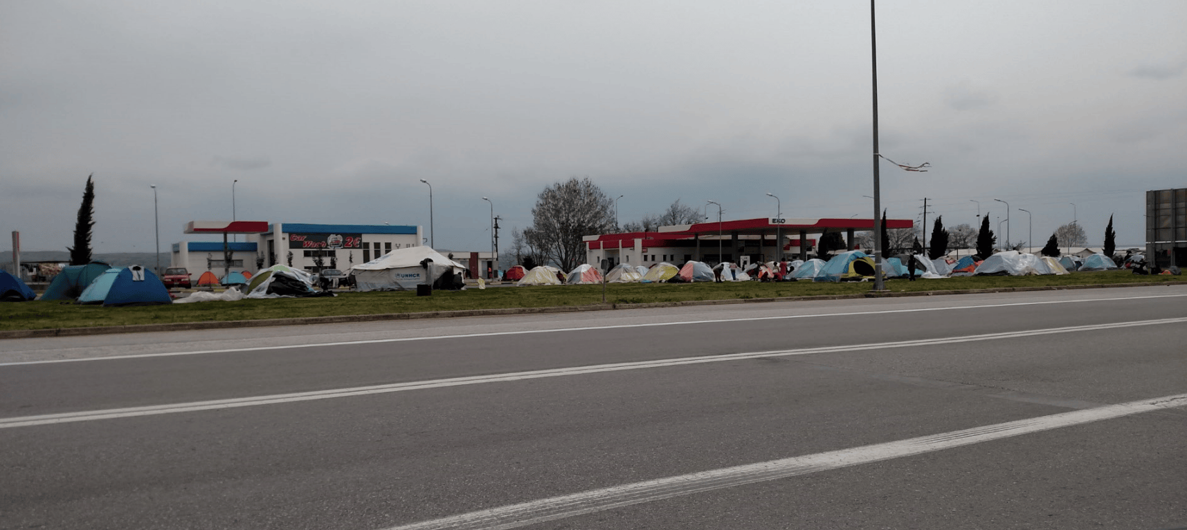 The Scene from the Southern Location